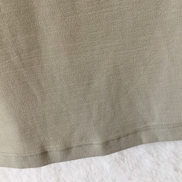 Bebe Beige Long Sleeve V-Neck Top - Picture 8 of 13